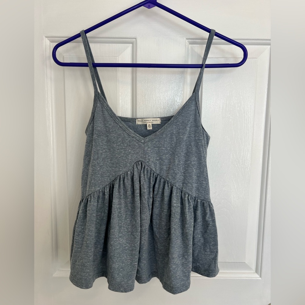 Urban Outfitters Gray/Blue Tank XS